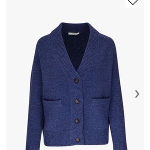CO COLLECTION
Blue Mélange Wool Oversized Cardigan